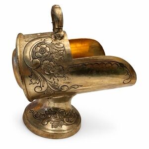 Vintage Brass Coal Scuttles